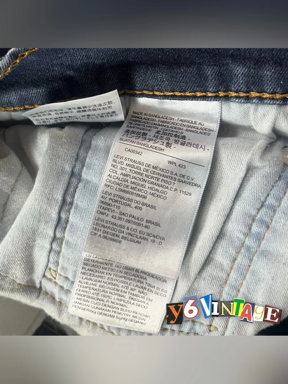 Levi 512 Slim Taper Blue Jeans size 38